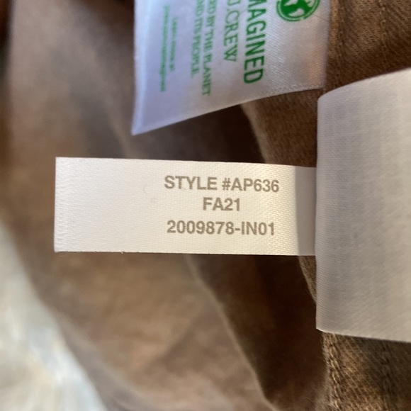 J. Crew Factory Solid brushed twill shirt - Picture 9 of 9